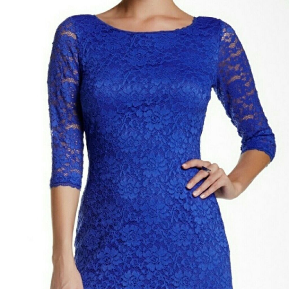 NWT Laundry Blue Cocktail Dress
